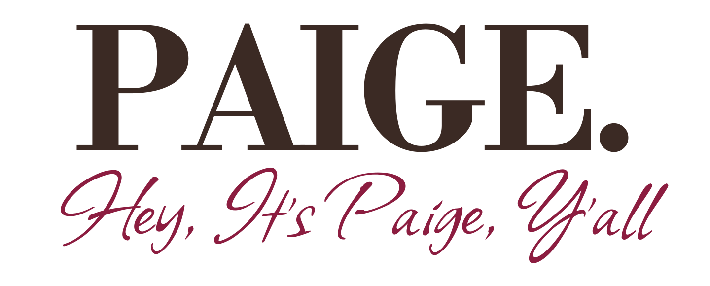 PAIGE. Hey, It's Paige, Y'all logo